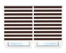 Рулонные шторы мини День Ночь Неаполь 95 цена. Купить в «Мастерская Жалюзи»